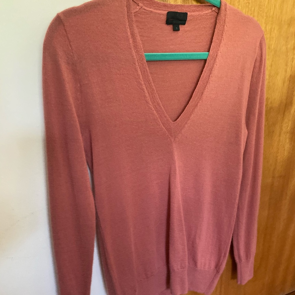 J crew v neck women’s Italian cashmere sweater